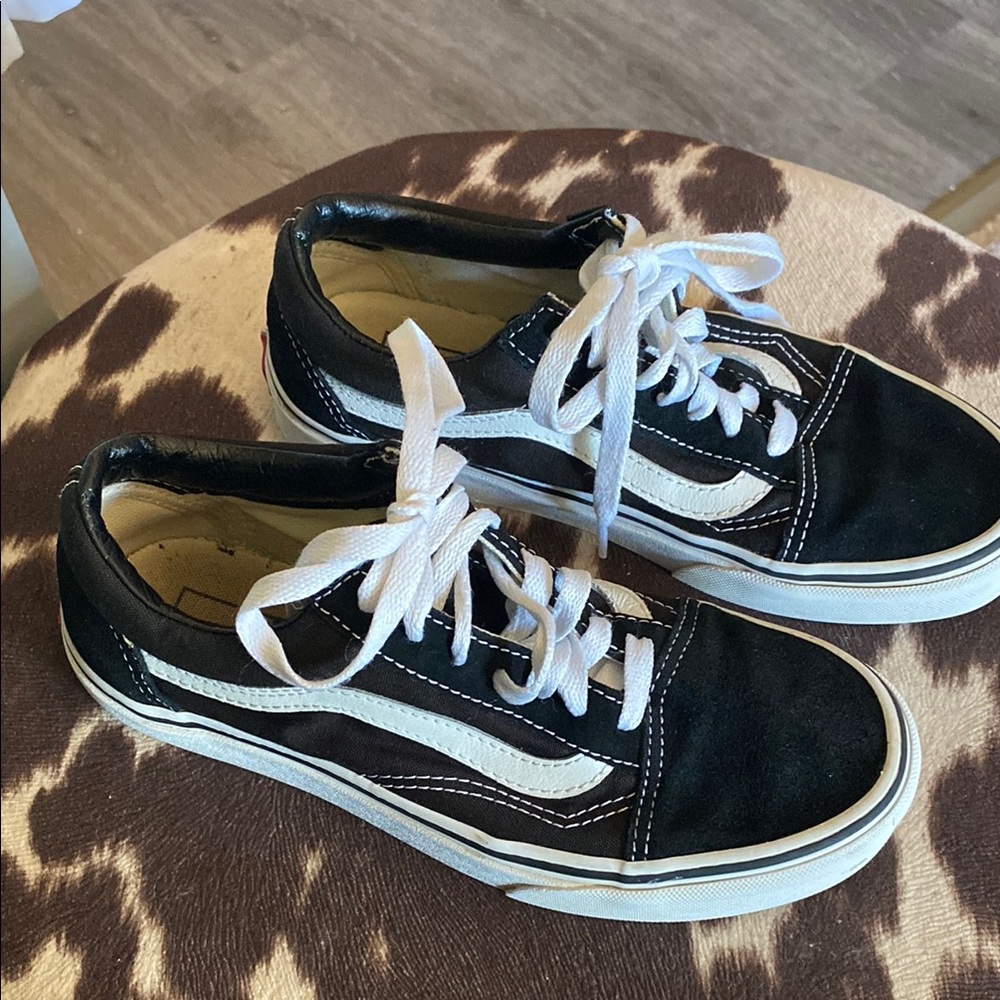 Vans Black and White Sneakers